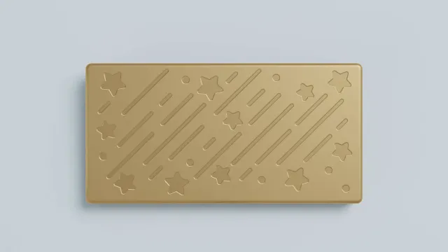 Zoom Zoom75 badge 2U Shooting Star oro anodizzato