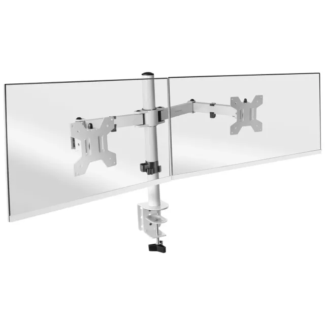 Mars Gaming MARM2W supporto doppio monitor bianco 27" VESA