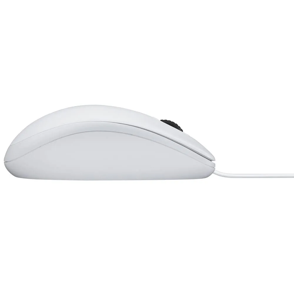 Logitech B100 mouse con filo USB bianco 800 DPI