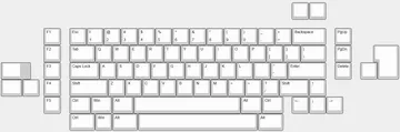 CoffeeKeys Class65 V3 piastra e PCB 65% hot-swap