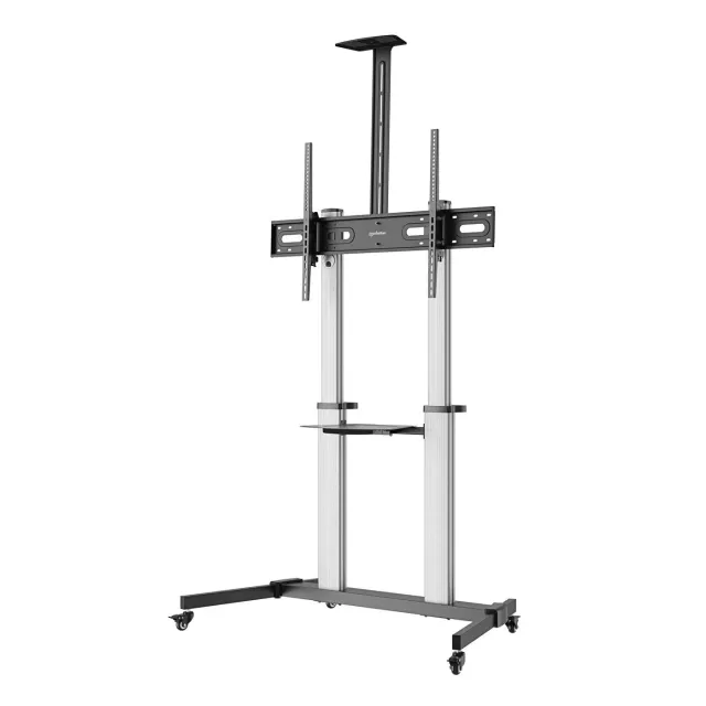 Manhattan Carrello TV 60-100'' alluminio con ruote 80 kg