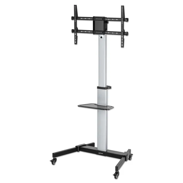 Manhattan Carrello TV Alluminio 37"-86" 50 kg con Ruote