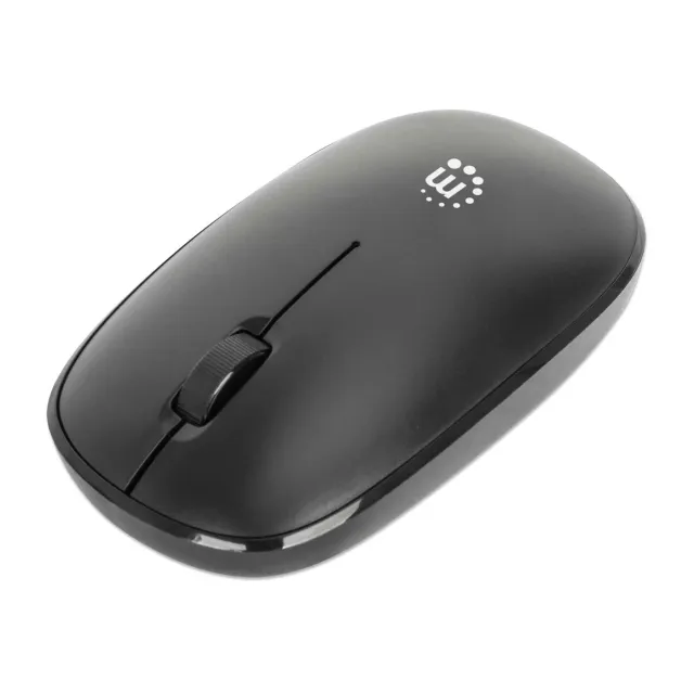 Manhattan MW3050 mouse wireless nero 1200 DPI
