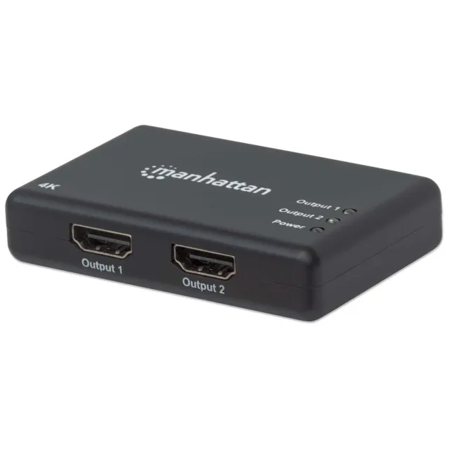 Manhattan 4K splitter HDMI 2 porte 30Hz amplificato