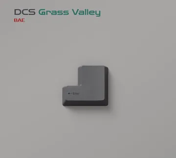 CoffeeKeys DCS Grass Valley keycaps ABS doubleshot