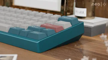 CoffeeKeys Neo60 Core tastiera 60% unibody gasket tri-mode