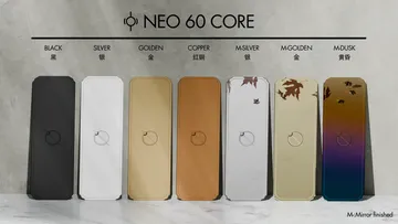 CoffeeKeys Neo60 Core tastiera 60% unibody gasket tri-mode