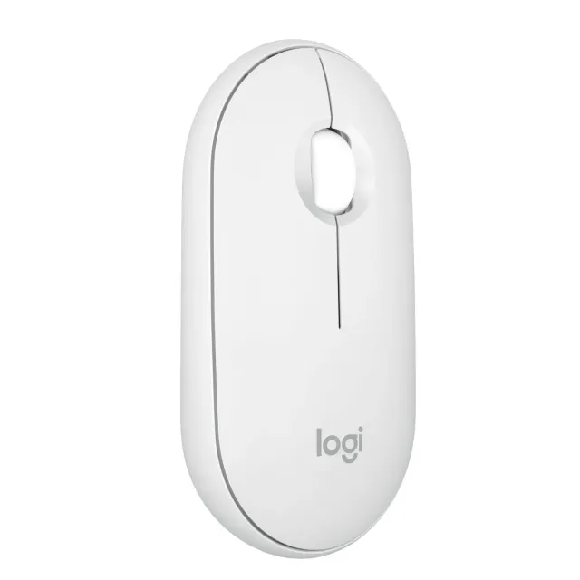 Logitech Pebble 2 M350s mouse bluetooth bianco silenzioso