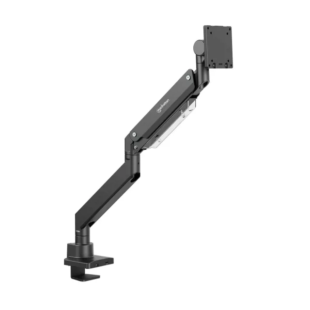 Manhattan braccio monitor singolo gas USB 32-55" nero