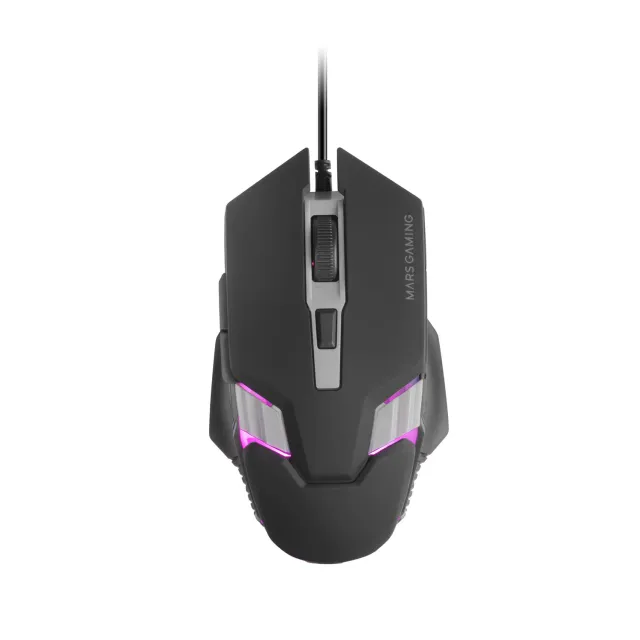 Mars Gaming MM024 mouse gaming nero 4000 DPI RGB