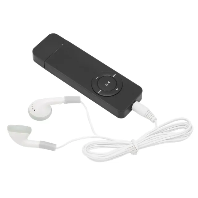 Zunate Mini lettore MP3 nero 64GB con auricolari