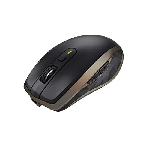 Logitech MX Anywhere 2 Mouse Wireless Nero Oro Vetro