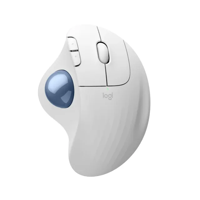 Logitech ERGO M575S trackball wireless bianco plastica