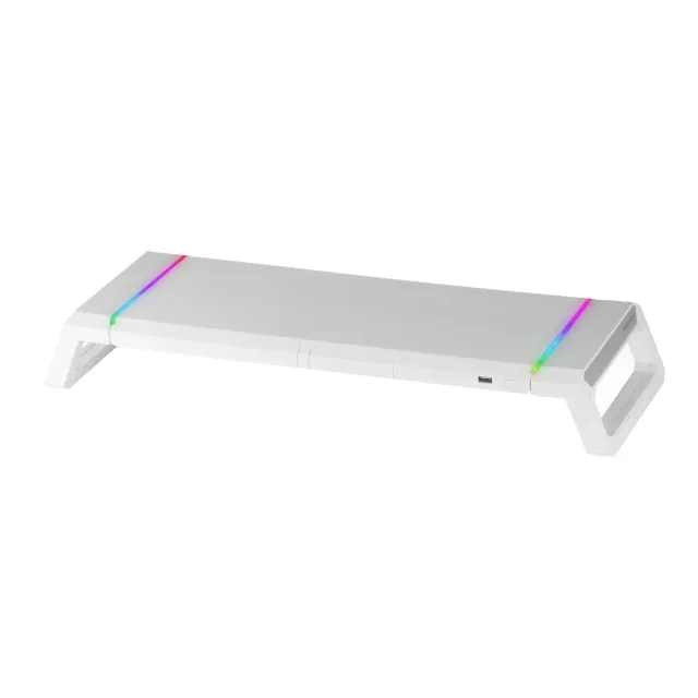 Mars Gaming MGS-ONE supporto monitor RGB bianco USB