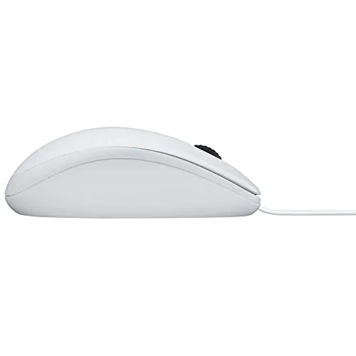 Logitech B100 mouse con filo USB bianco 800 DPI