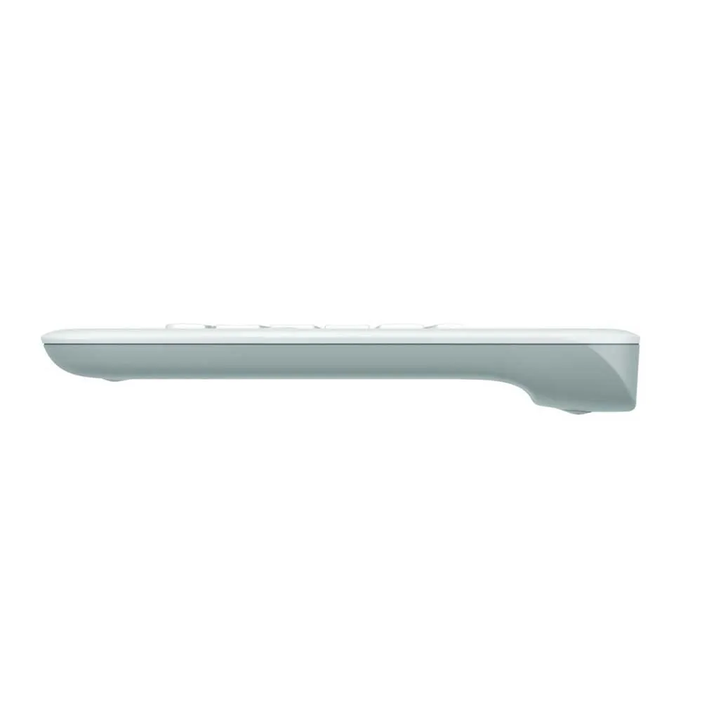 Logitech K400 Plus tastiera wireless bianca con touchpad