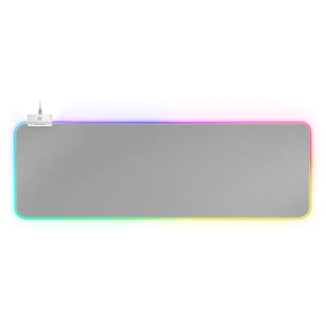Mars Gaming MMPRGB2S tappetino mouse XXL RGB bianco hub USB