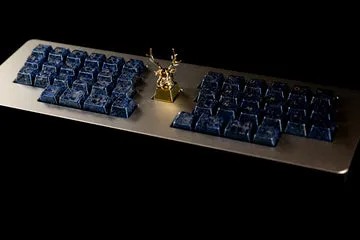 Awekeys Wild Ice keycap metallo set completo glaciale