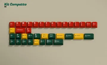 CoffeeKeys KKB Stratos Keycaps Cherry ABS Rally