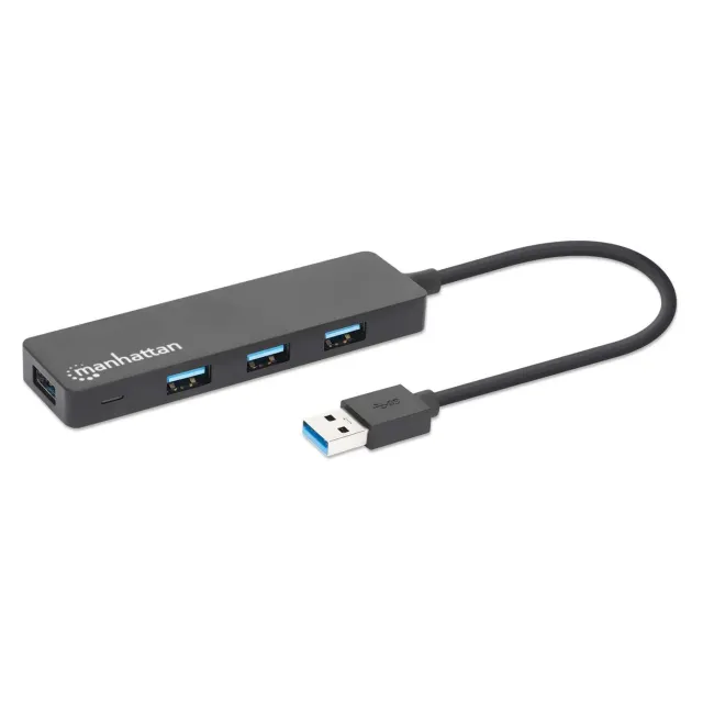 Manhattan 4 Porte Hub USB 3.0 Type-A 5 Gbps alimentato bus