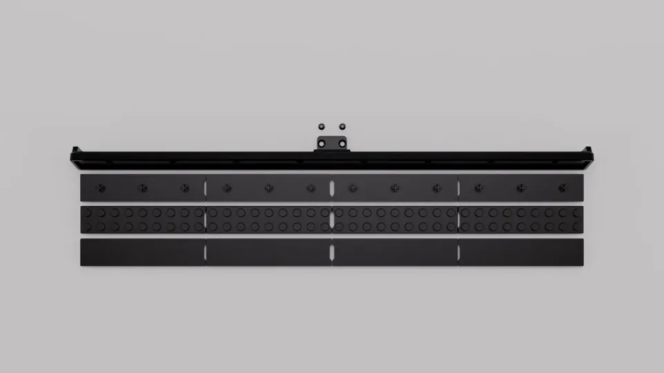 CoffeeKeys Zoom75 TIGA modulo rear expansion