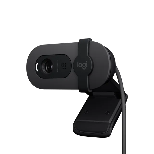 Logitech Brio 100 webcam Full HD grafite con copriobiettivo