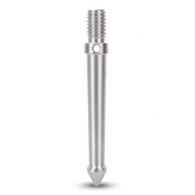 Zunate punta treppiede 8 cm acciaio filetto 3/8 pollici