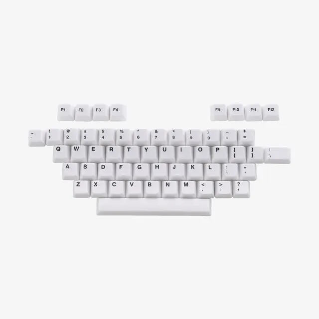 Cerakey Alpha Plus Matte V3 tasti ceramica Matte White con legende