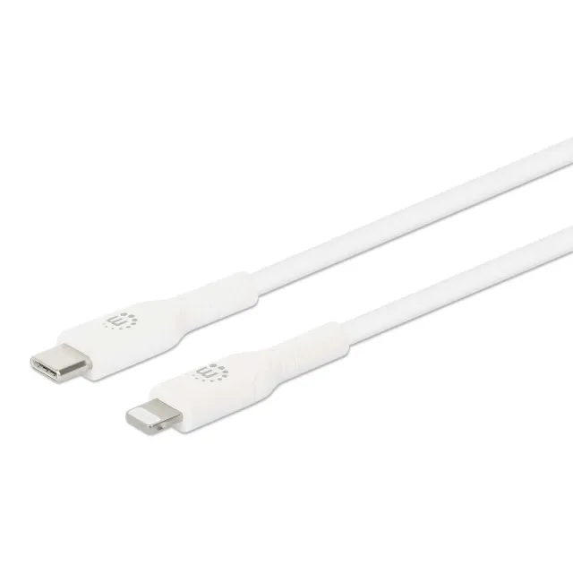Manhattan Cavo USB-C Lightning 1 m MFi Bianco