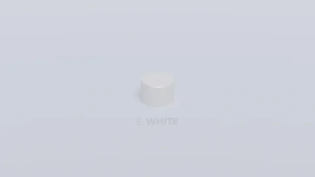 Zoom65 V3 manopola knob alluminio Ewhite
