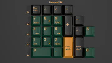 GMK Salamander keycaps group buy set base
